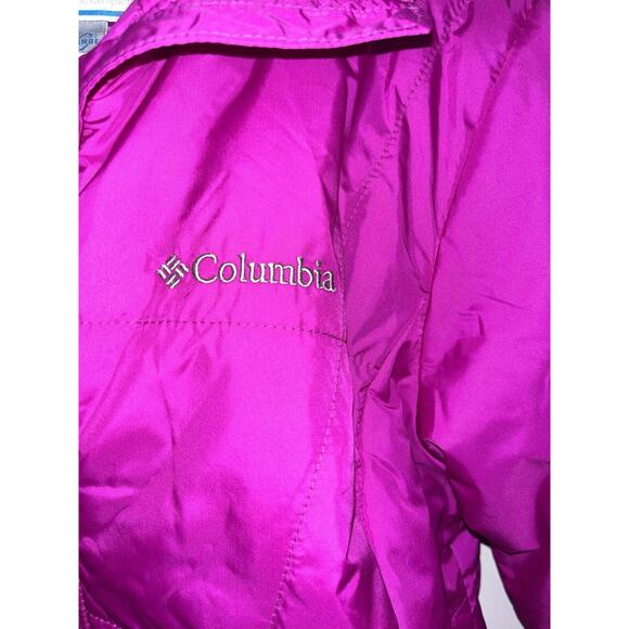 Columbia Jacket Women Small Pink Puffer Thermal Coil Interchange Liner Full Zip - Picture 3 of 8